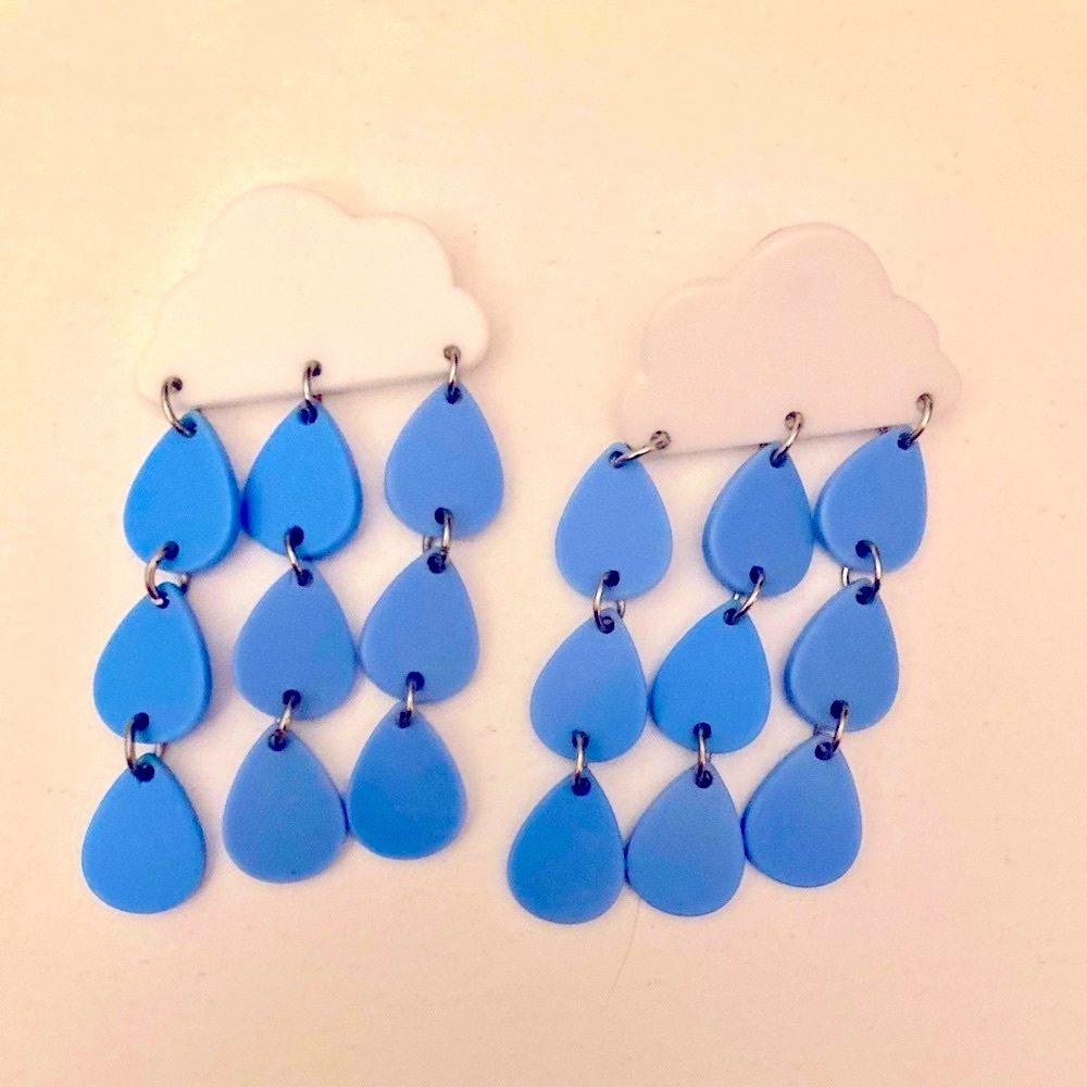 Rain Cloud Earrings - image 4